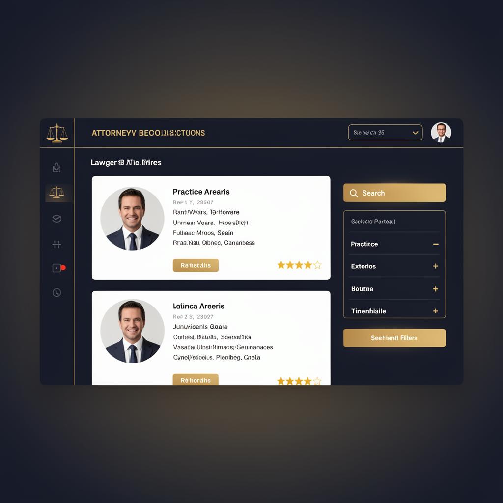 Attorney Directory — searchable lawyer referral service