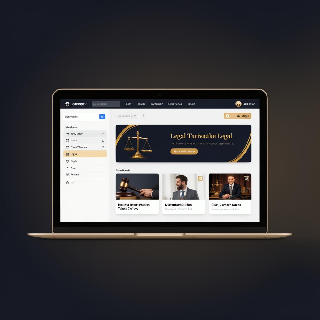 Website Builder — drag-and-drop editor for legal organizations